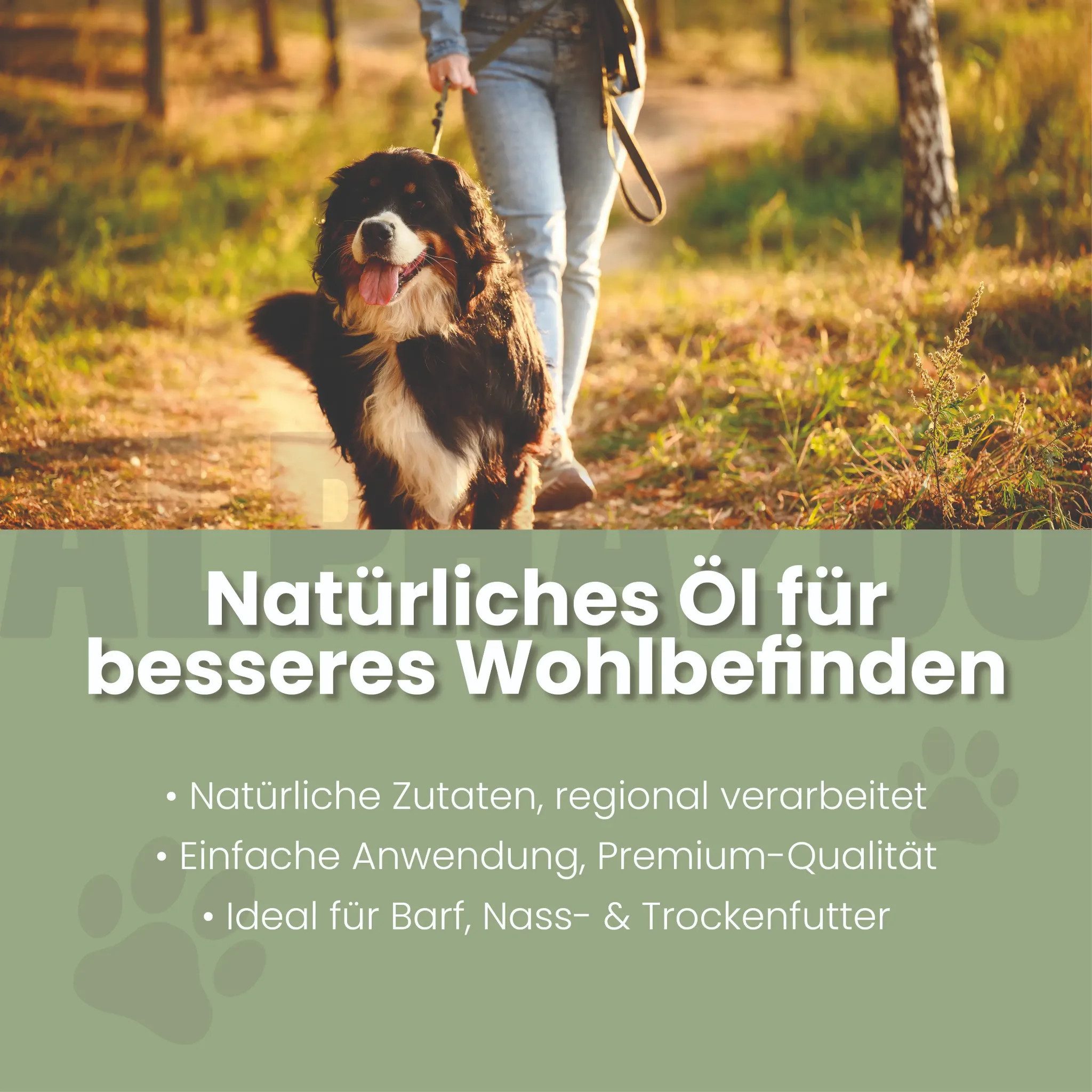 ALPHAZOO Alpha-Barf Futteröl für Hunde 500 ml Barf-Öl, Ergänzungsfutter für: Hunde