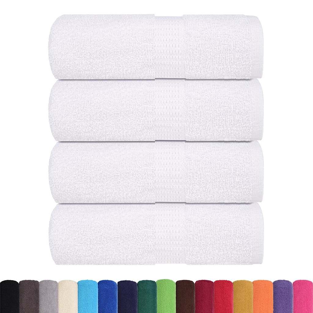 vidaXL Handtuch Waschhandtücher 4-tlg. FROGN Weiß günstig online kaufen