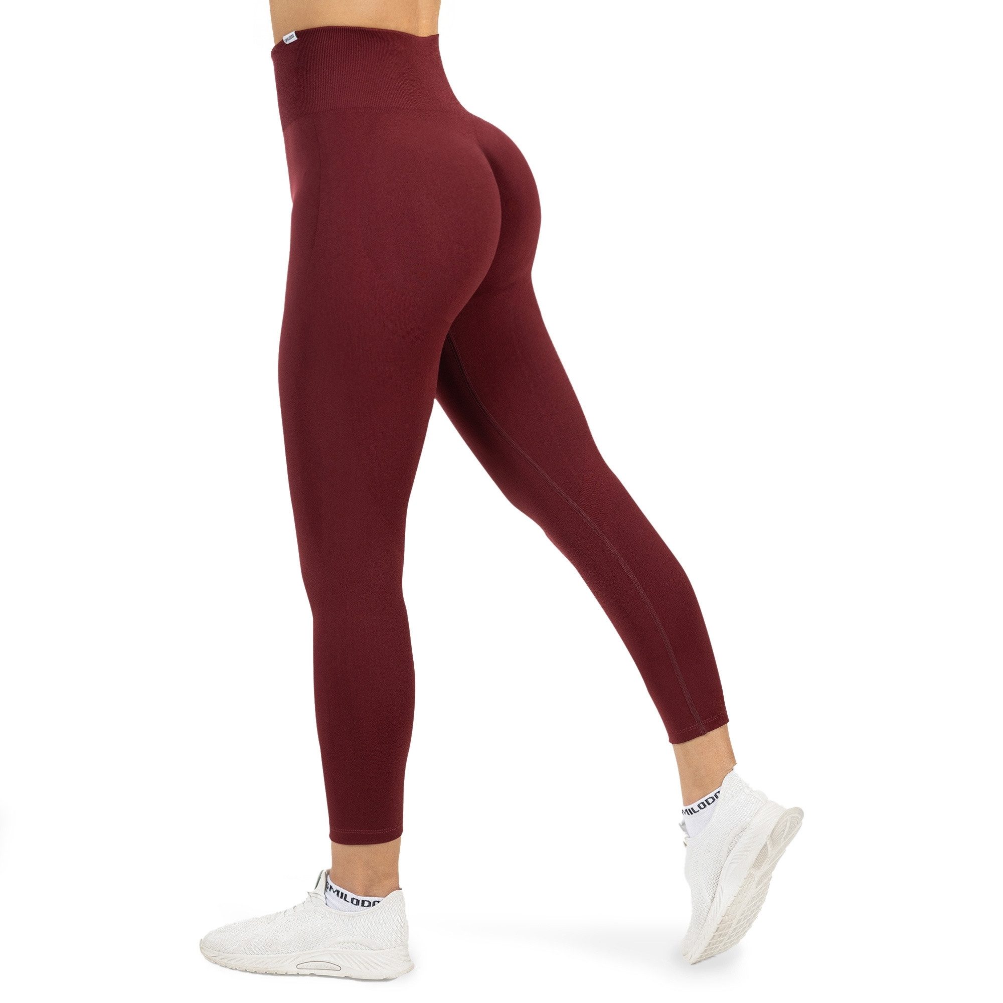 Smilodox Leggings Alira, Butt Lift Sporthose, Nahtlos High Waist V-Shape Sport Leggins Seamless Schweißabsorbierend Trainingshose, Blickdicht Sport Alltag