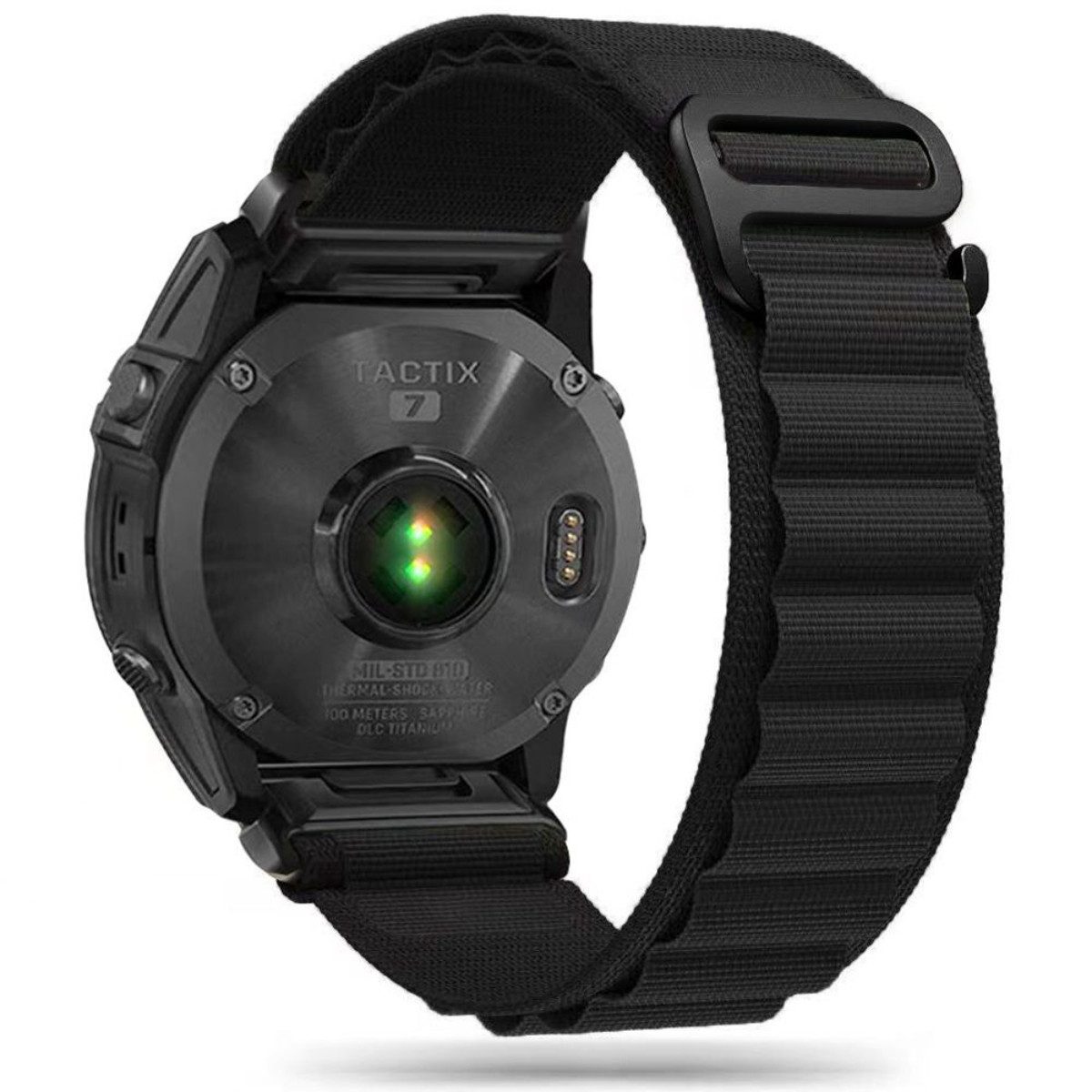 TECH PROTECT Smartwatch-Armband für Garmin Fenix ​​​​3 / 5X / 3HR / 5X Plus / 6X / 6X Pro / 7X, Doppellagiges Nylonarmband für sportliche Einsätze