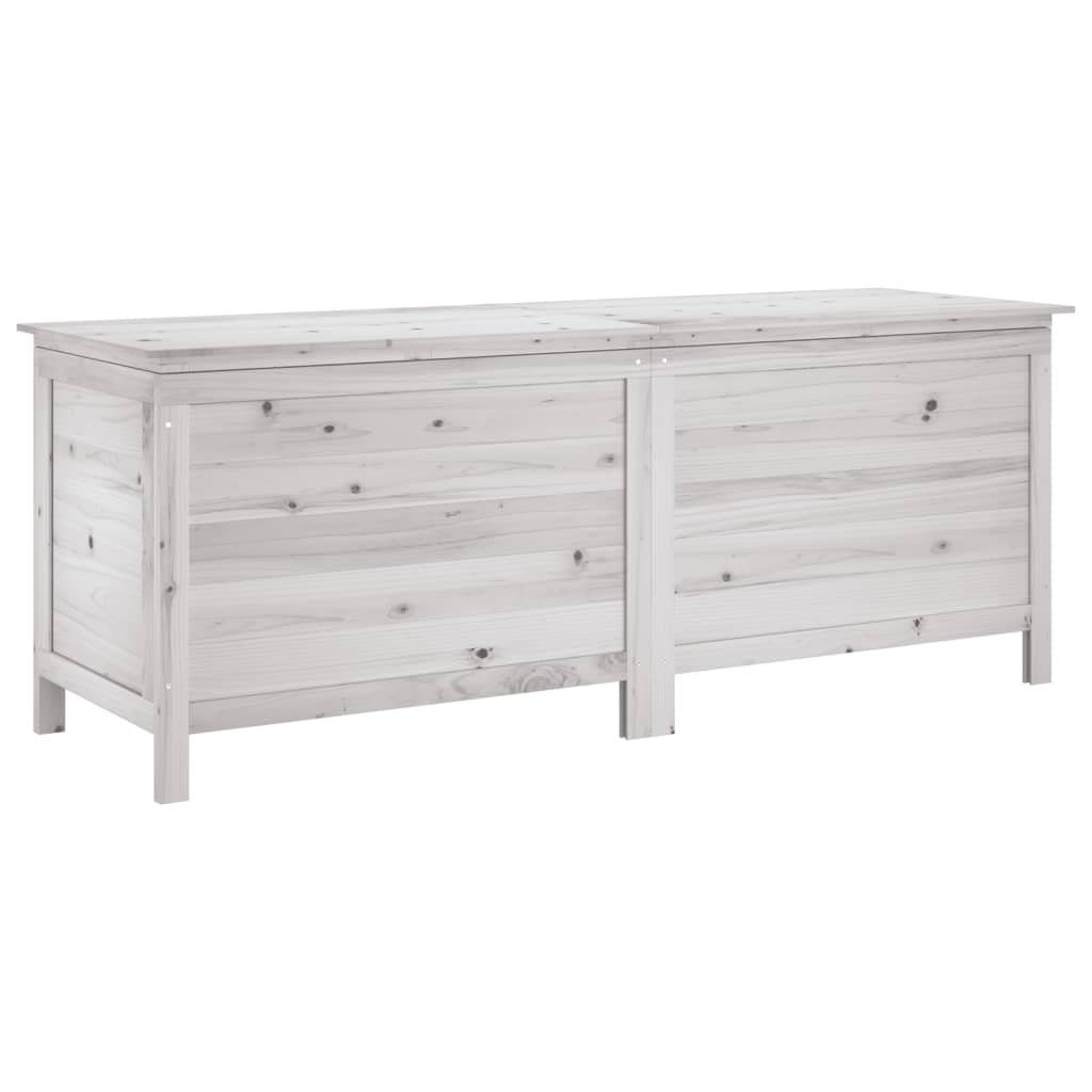 vidaXL Auflagenbox 150 x 50 x 565 cm Gartentruhe Kissenbox Kissentruhe Auflagenbox Weiß 1