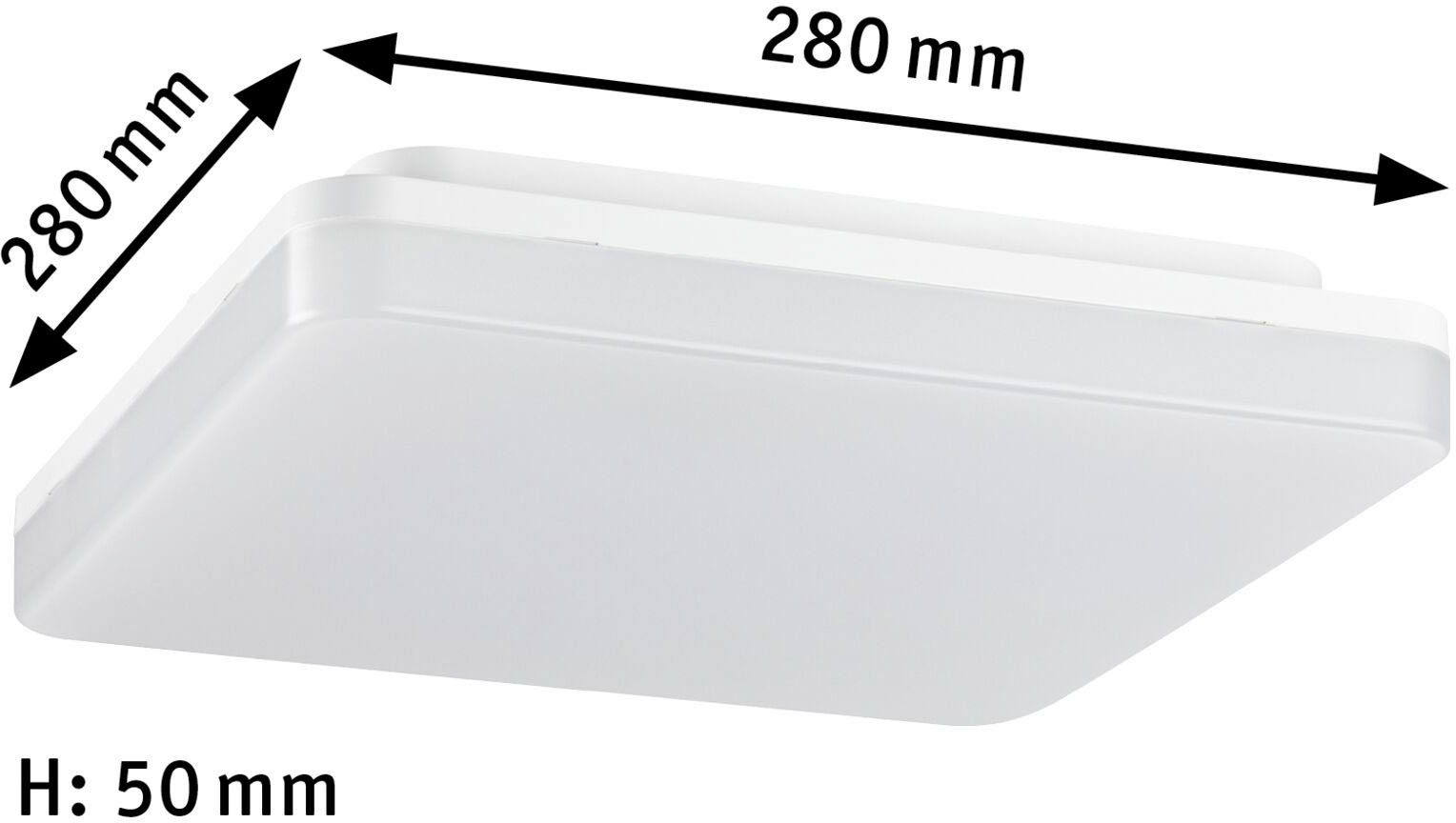 LED Tageslichtweiß integriert, Paulmann Deckenleuchte LED Cela, fest