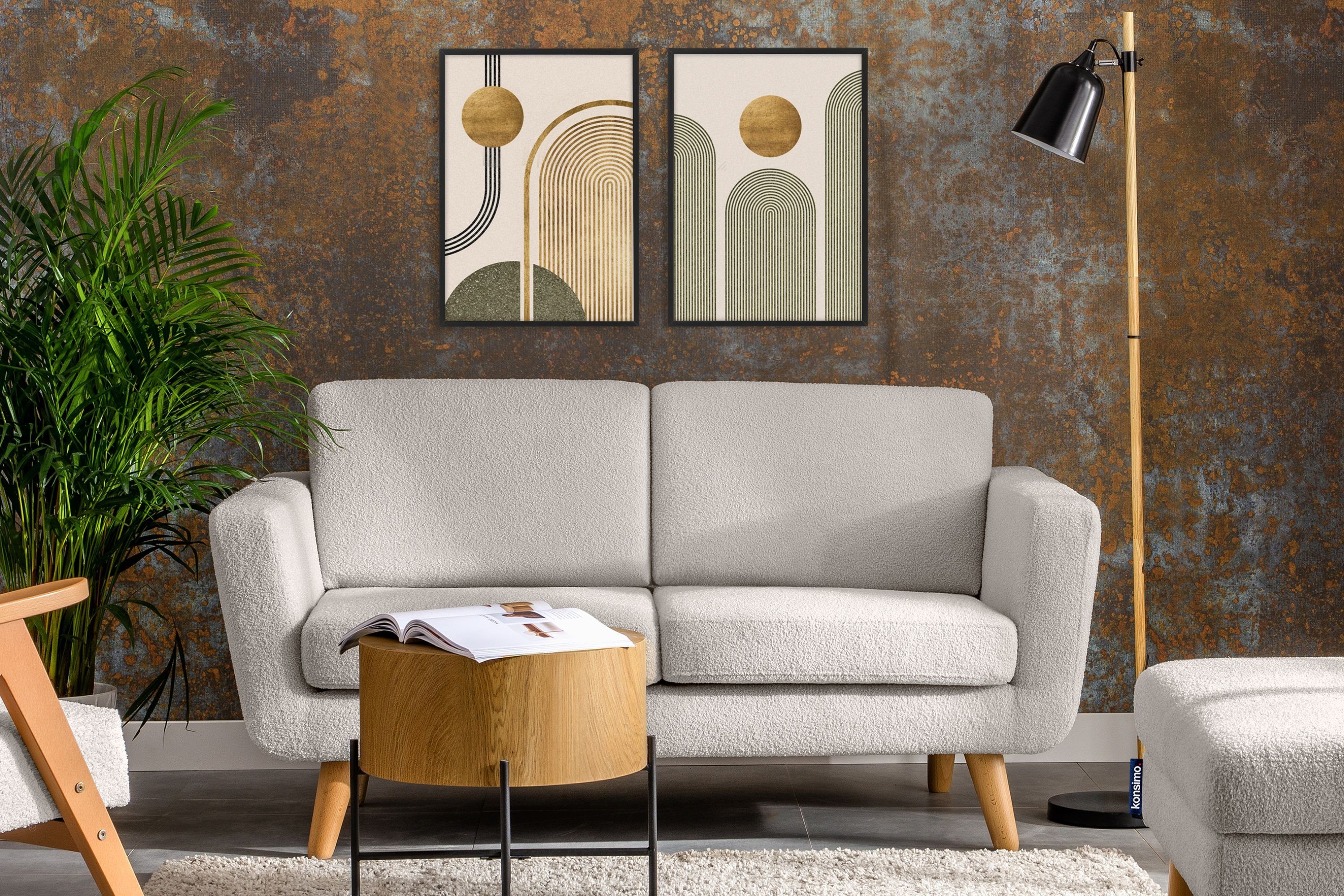 KONSIMO® 2-Sitzer TAGIO Sofa, hergestellt in günstig online kaufen