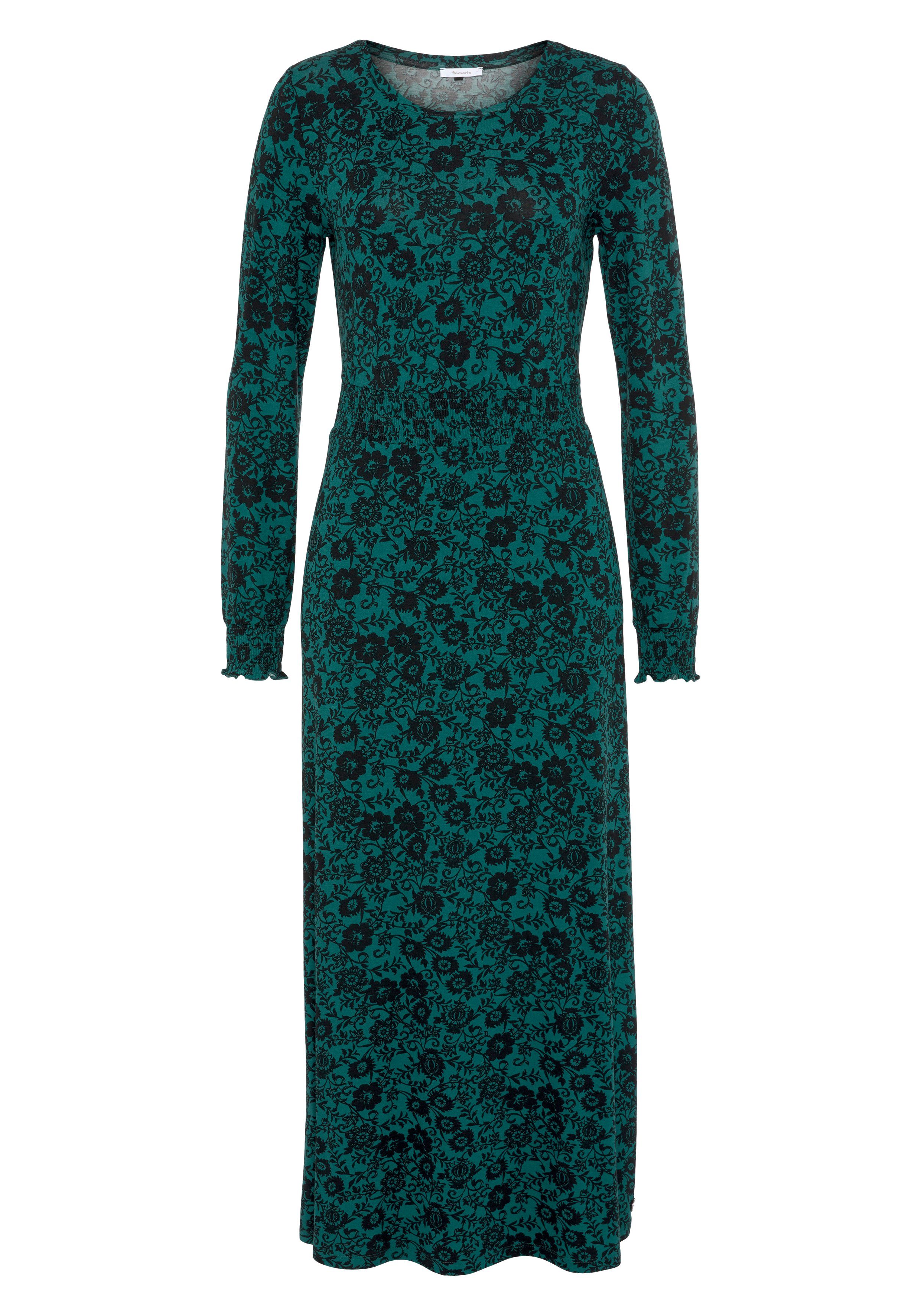 petrol schwarz gemustert