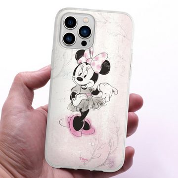 DeinDesign Handyhülle Minnie Mouse Disney Vintage Minnie Watercolor, Apple iPhone 13 Pro Max Silikon Hülle Bumper Case Handy Schutzhülle