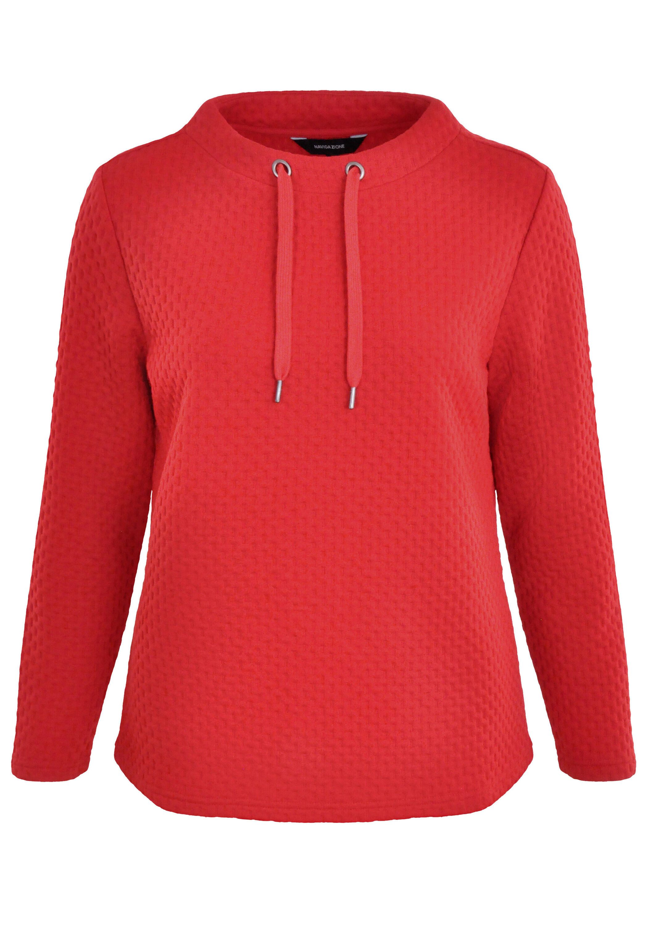 NAVIGAZIONE Sweatshirt (1-tlg) mit Struktur günstig online kaufen