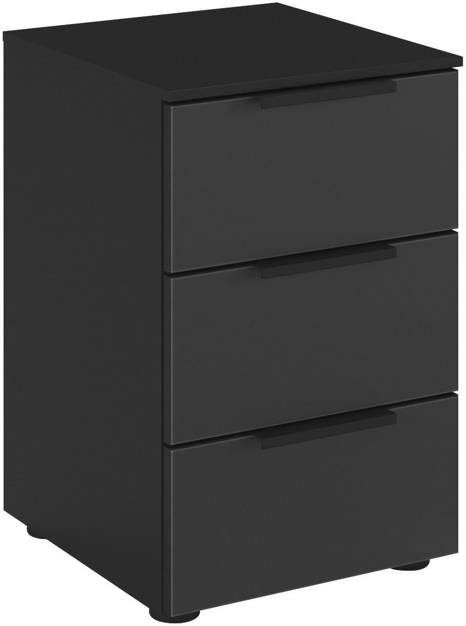 LeGer Home by Lena Gercke Nachtkommode Nachttisch Nachtschrank Nachtkonsole SERINA eleganter Eyecatcher (inkl. SOFT-CLOSE-FUNKTION), mit 3 Schubkästen sowie hochwertigen Metallgriffen MADE IN GERMANY