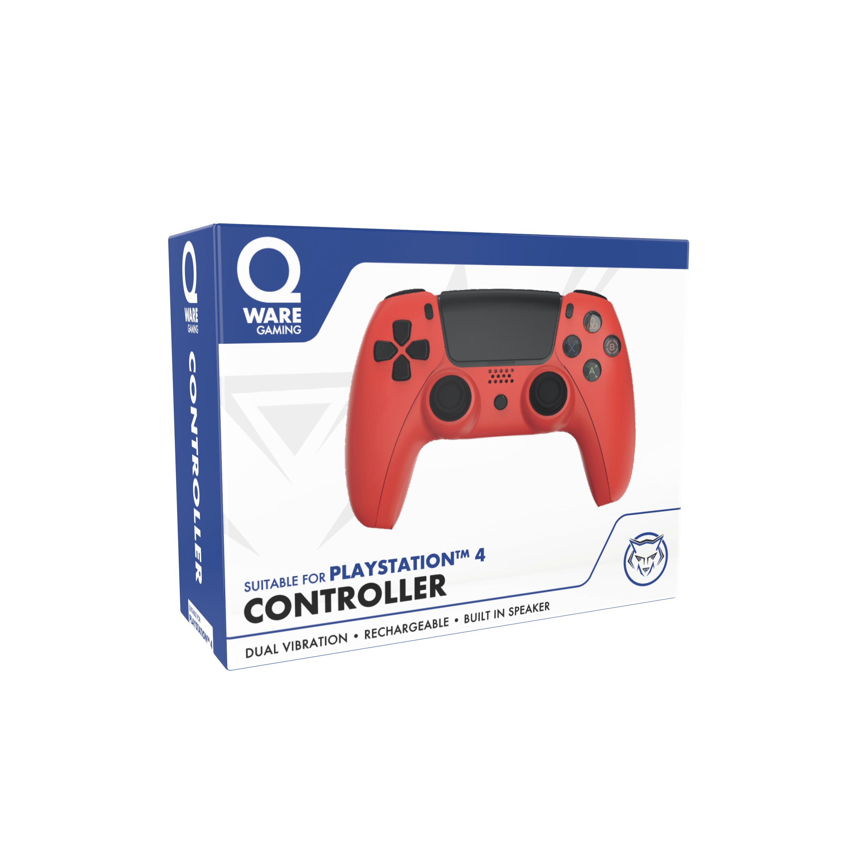 Qware Gaming Wireless Controller kompatibel mit PlayStation 4 PlayStation 4-Controller