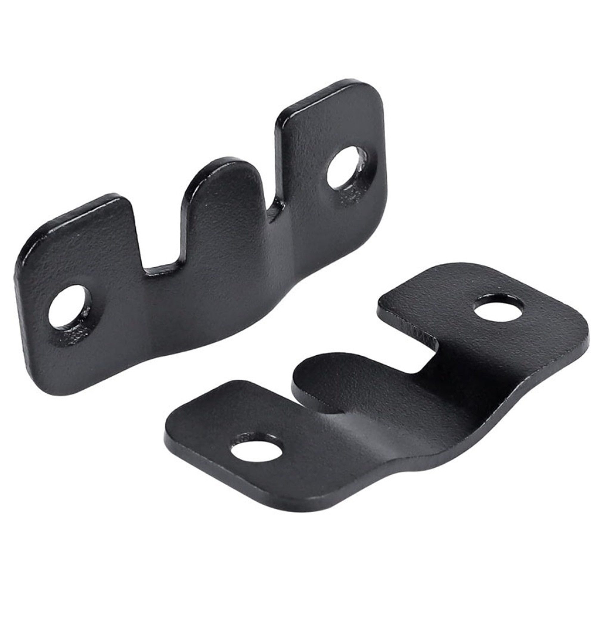 Flachverbinder 1 Paar Möbel Steckverbinder - Schwarz, 44x19 mm Couchverbinder
