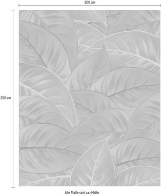 Komar Vliestapete Jungle Leaves, (1 St), 200x250 cm (Breite x Höhe), Vliestapete, 100 cm Bahnbreite