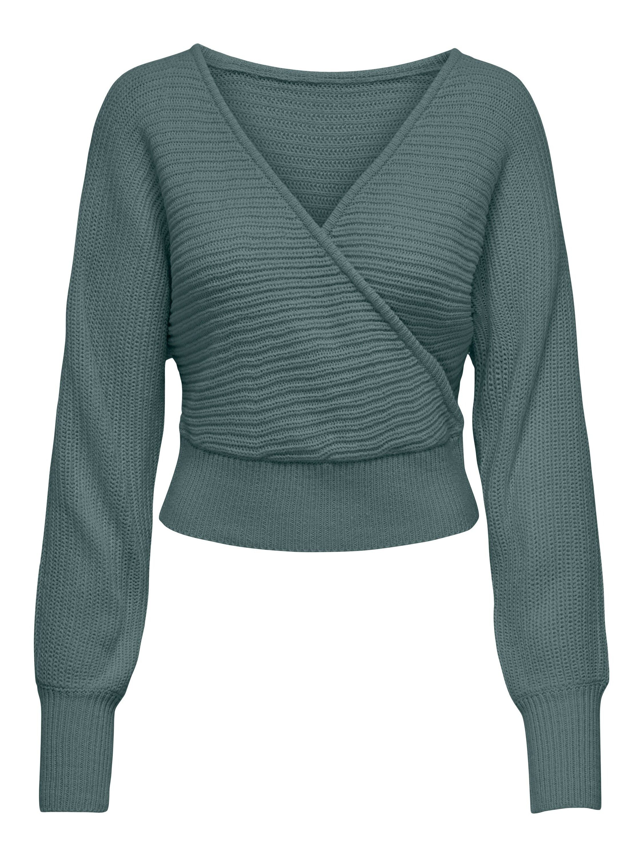 ONLY Strickpullover ONLNina (1-tlg) Wickel-Design günstig online kaufen