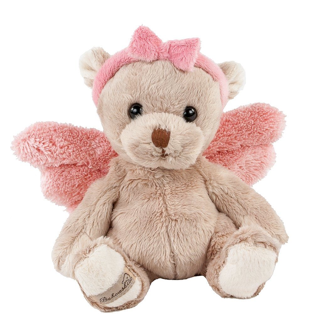 Teddys Rothenburg Kuscheltier Schutzengel Teddybär mit rosa Flügeln  Plüschengel