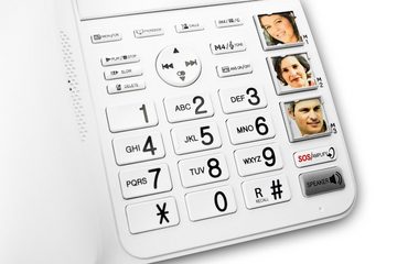 Geemarc AMPLIDECT COMBI 595 Seniorentelefon schnurgebunden + Zusatz-Telefon Seniorentelefon