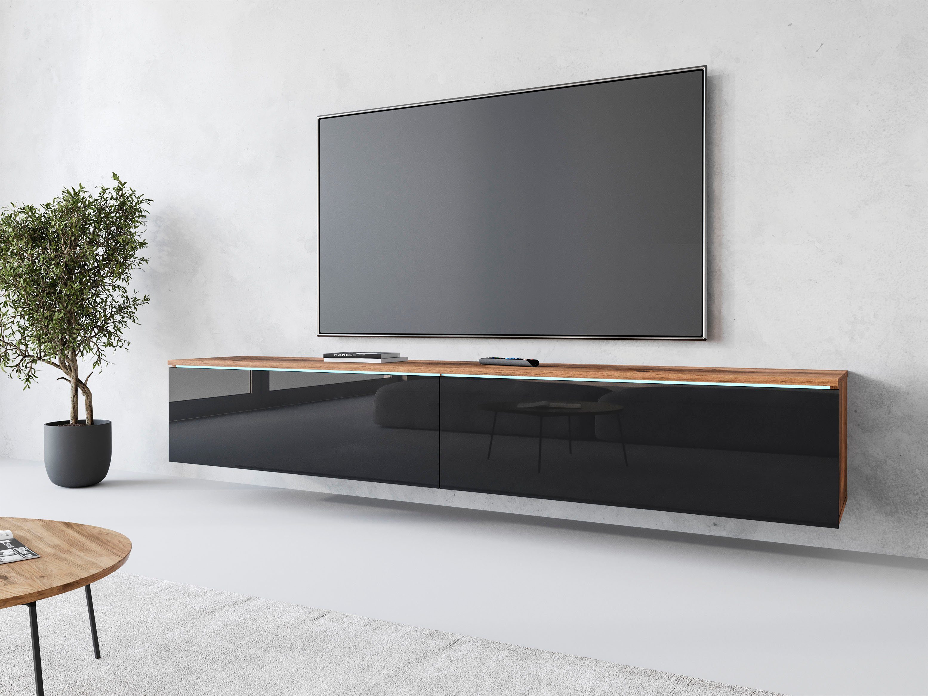 INOSIGN Lowboard LOWBOARD VERA, wahlweise mit oder ohne Beleuchtung, Modern günstig online kaufen