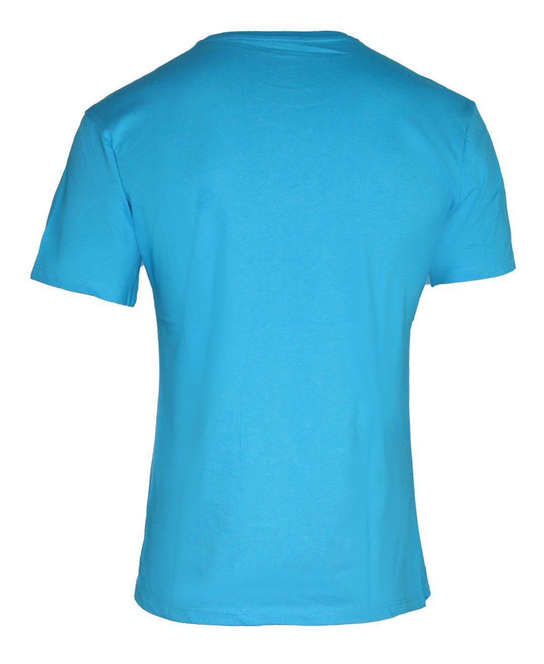 CMFit T-Shirt Rundhals Lauren Logo Ralph Polo Stickerei Blau