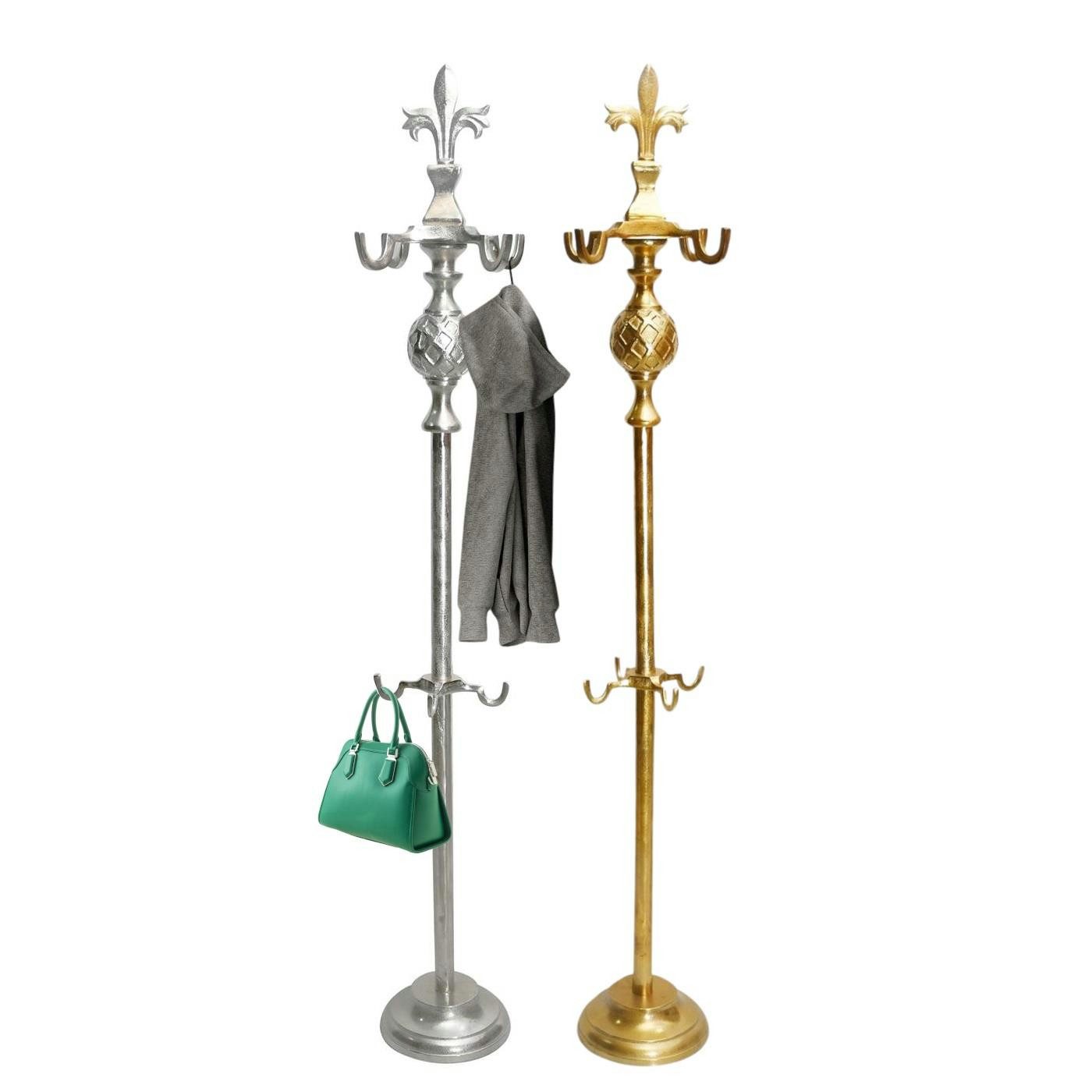 baario Kleiderständer Kleiderständer VINTAGE silber Metall, günstig online kaufen