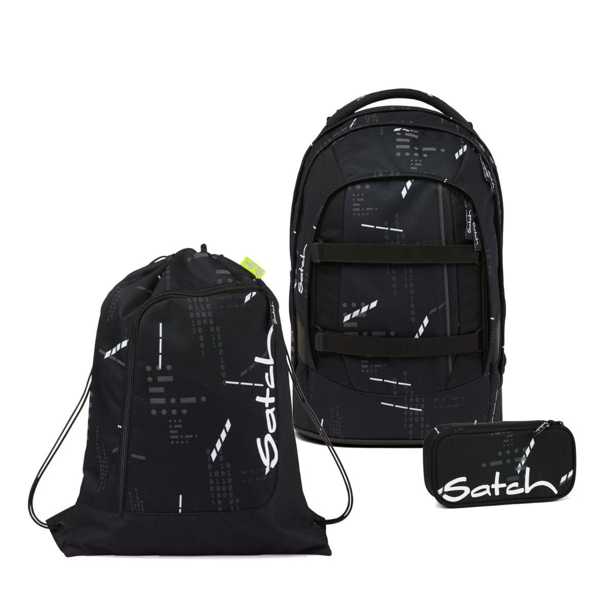 Satch Schulrucksack Pack (Set 3tlg., inkl. Schlamperbox und Sportbeutel)