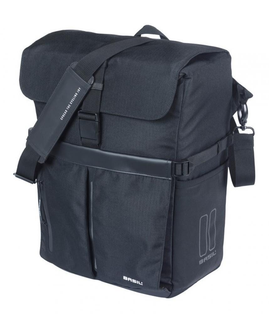 Basil Fahrradrucksack Basil Move Einzelpacktasche MIK Studs 15 Liter - schwarze Einzeltasche