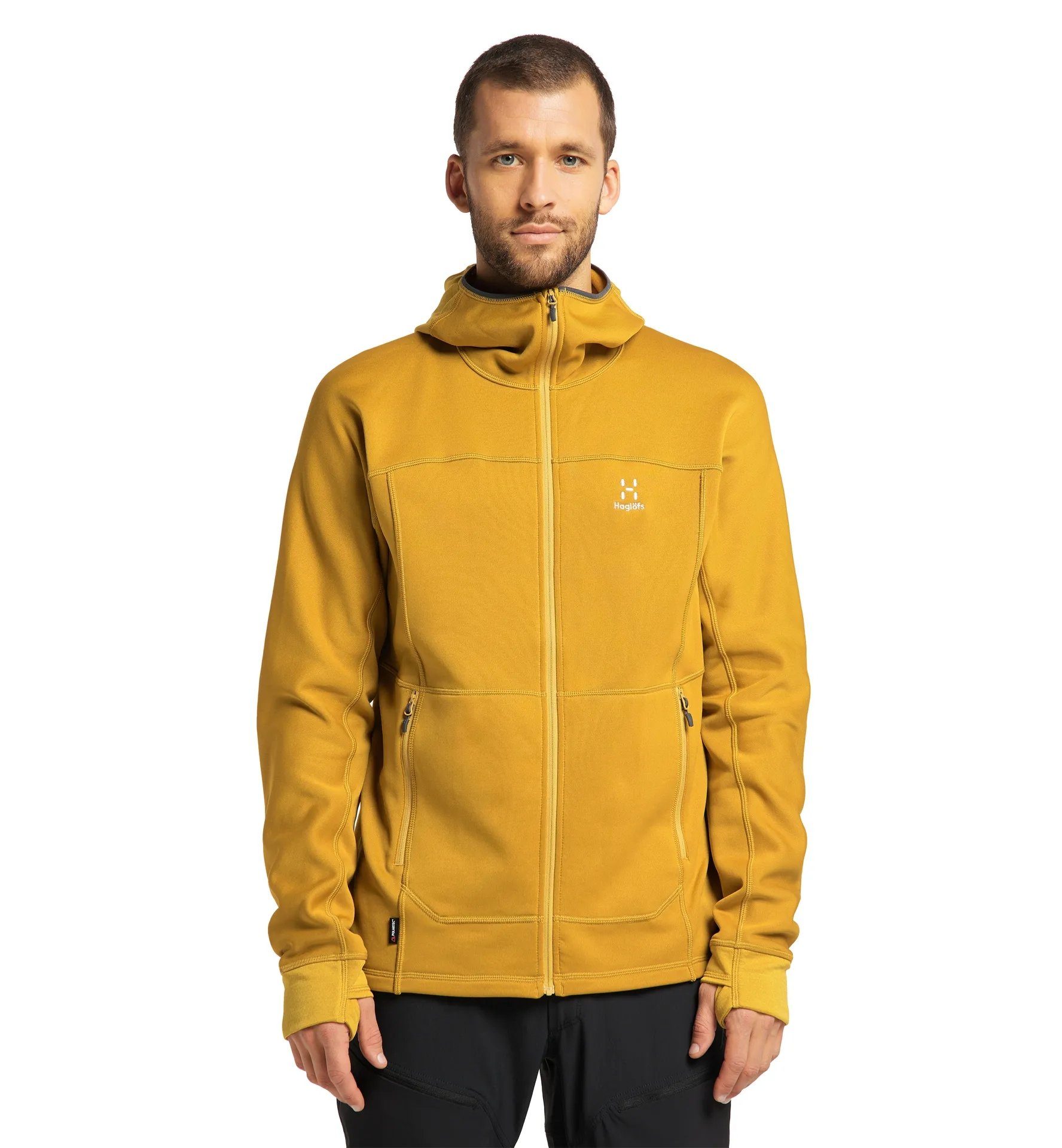 Haglöfs Fleecejacke Haglöfs Herren Midlayer Betula Hood