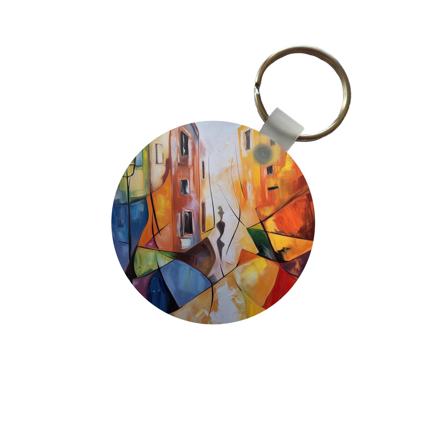 Schlüsselanhänger Abstrakt - Kunst - Malerei - Farben