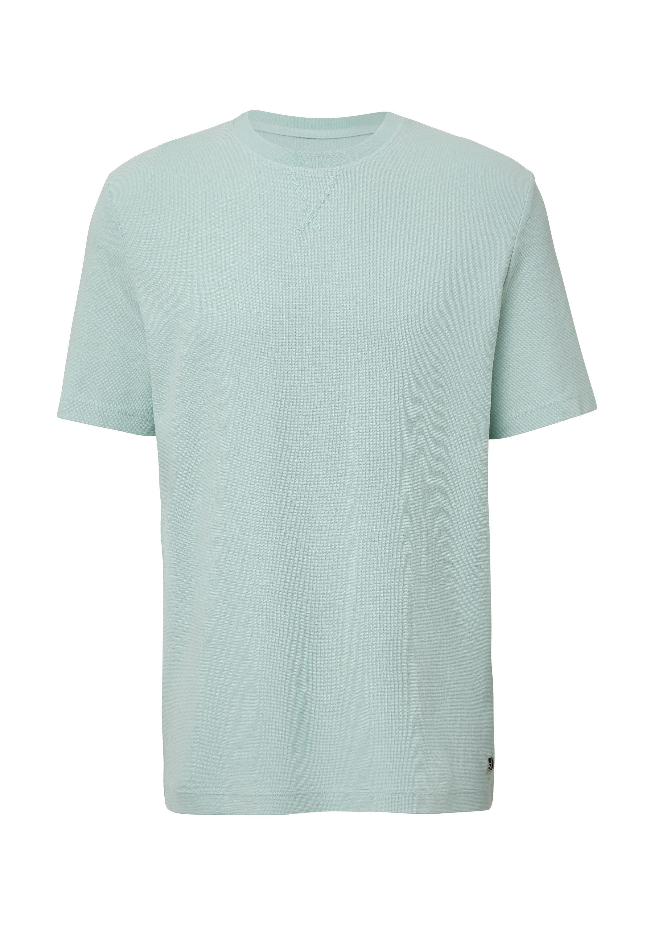 s.Oliver Kurzarmshirt T-Shirt Strukturiertes T-Shirt mit günstig online kaufen