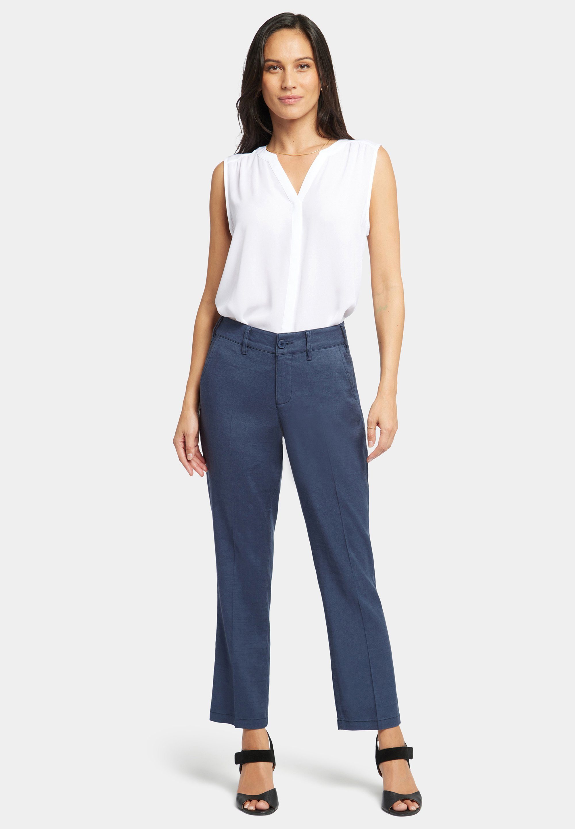 NYDJ Culotte Straight Leg Ankle Pant Reiß- und Knopfverschluss, Lift-Technologie