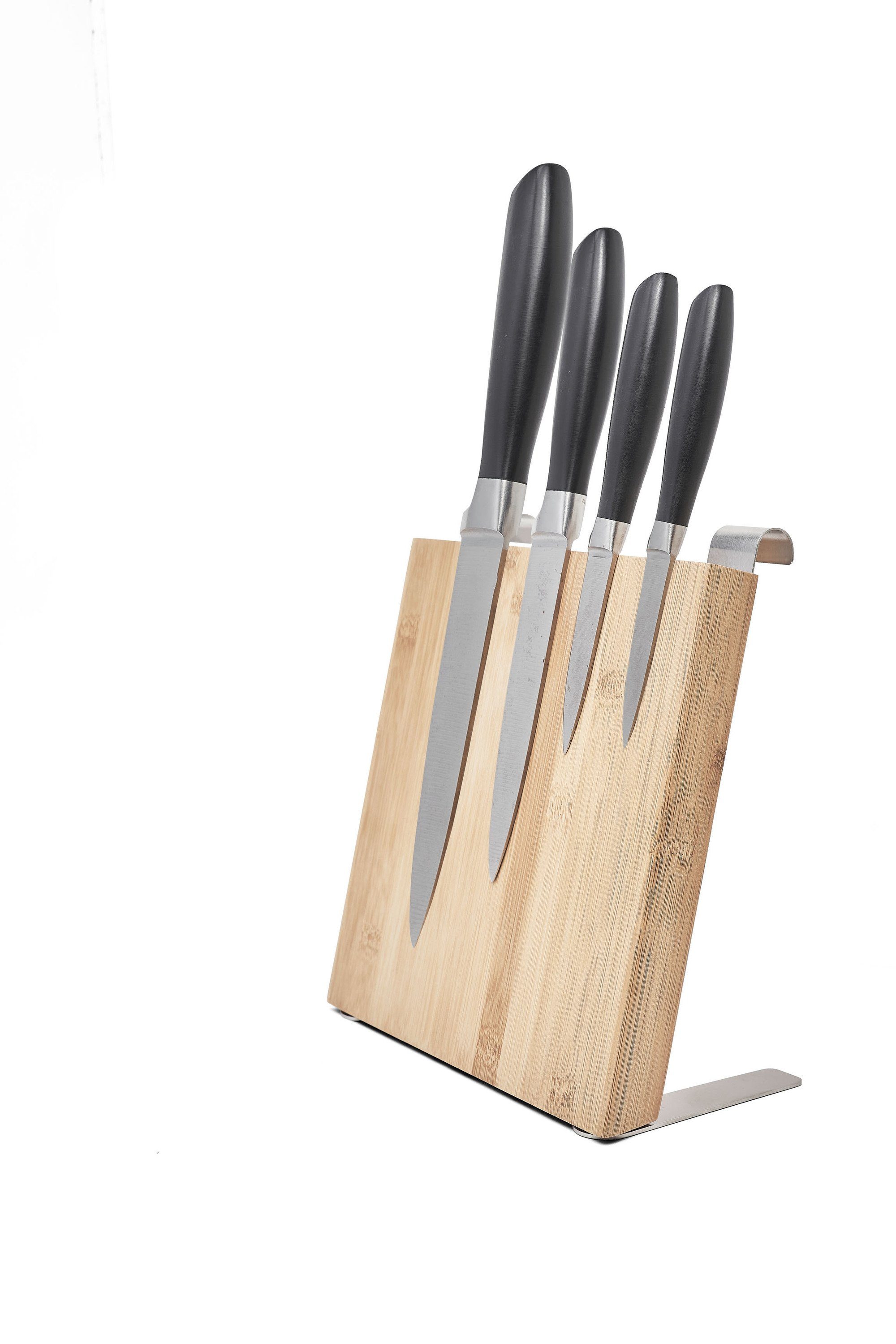 Amare Kitchen Magnet-Messerblock Messerblock Bambus magnetischer aus Messerhalter