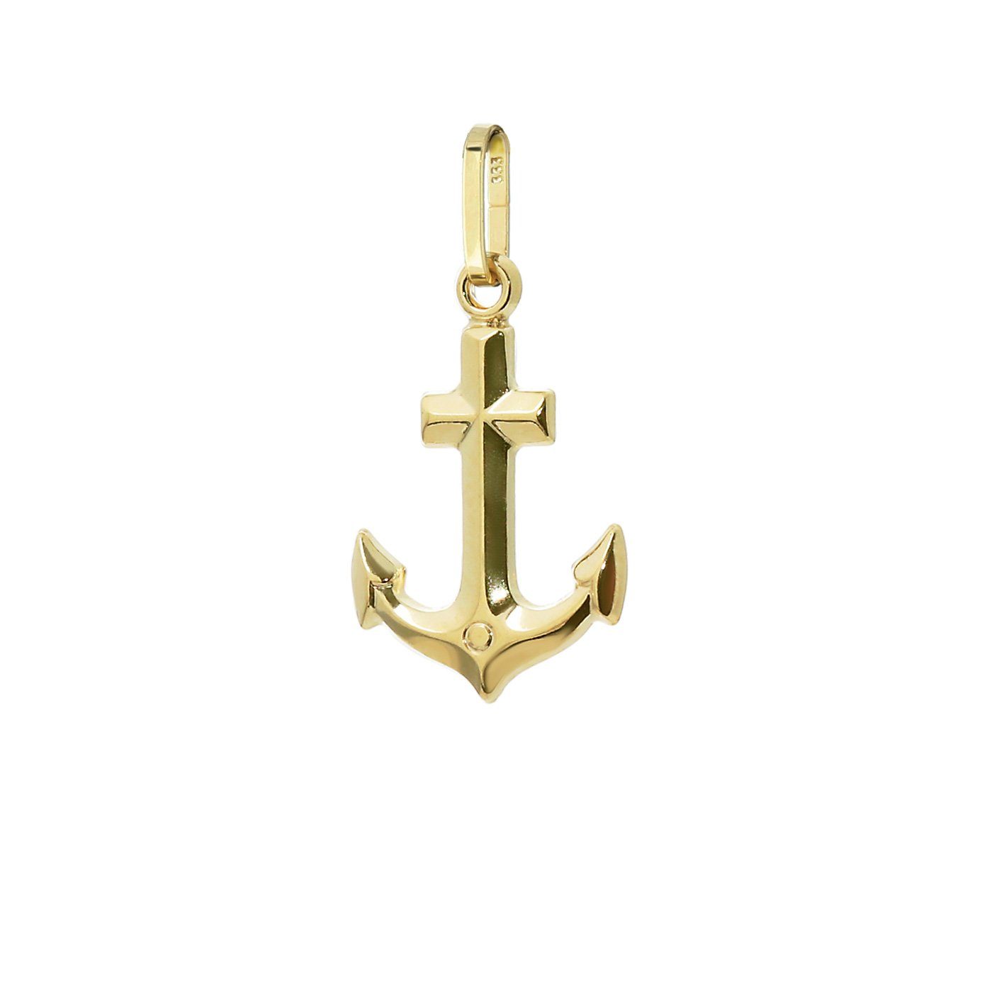 Kettenanhänger Maritim Anker Kettenanhänger 17x11mm Glücksbringer