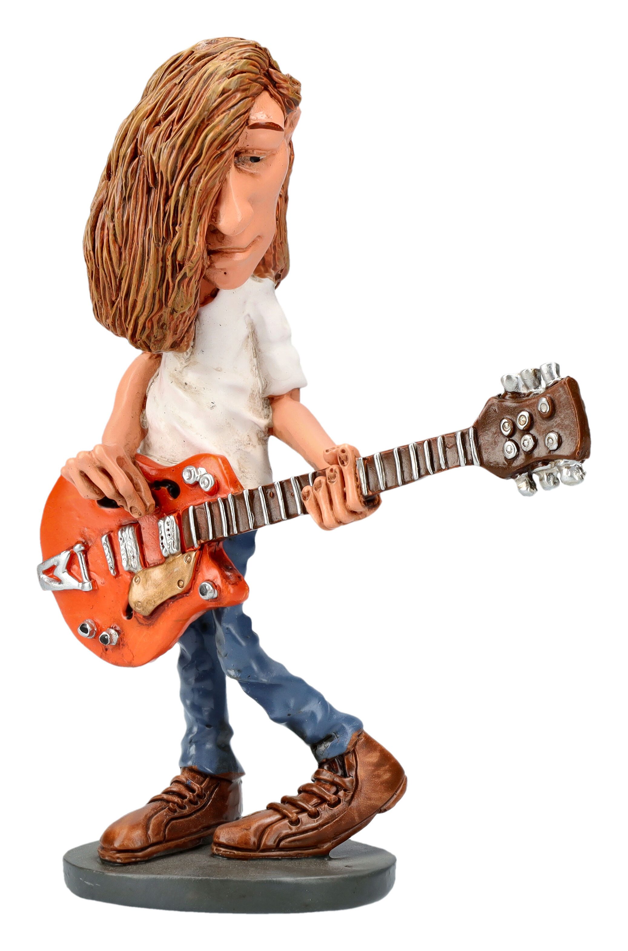 Dekofigur Lustige Rockstar Figur - Gitarrist Stone Dekofigur Rockmusiker Musiker