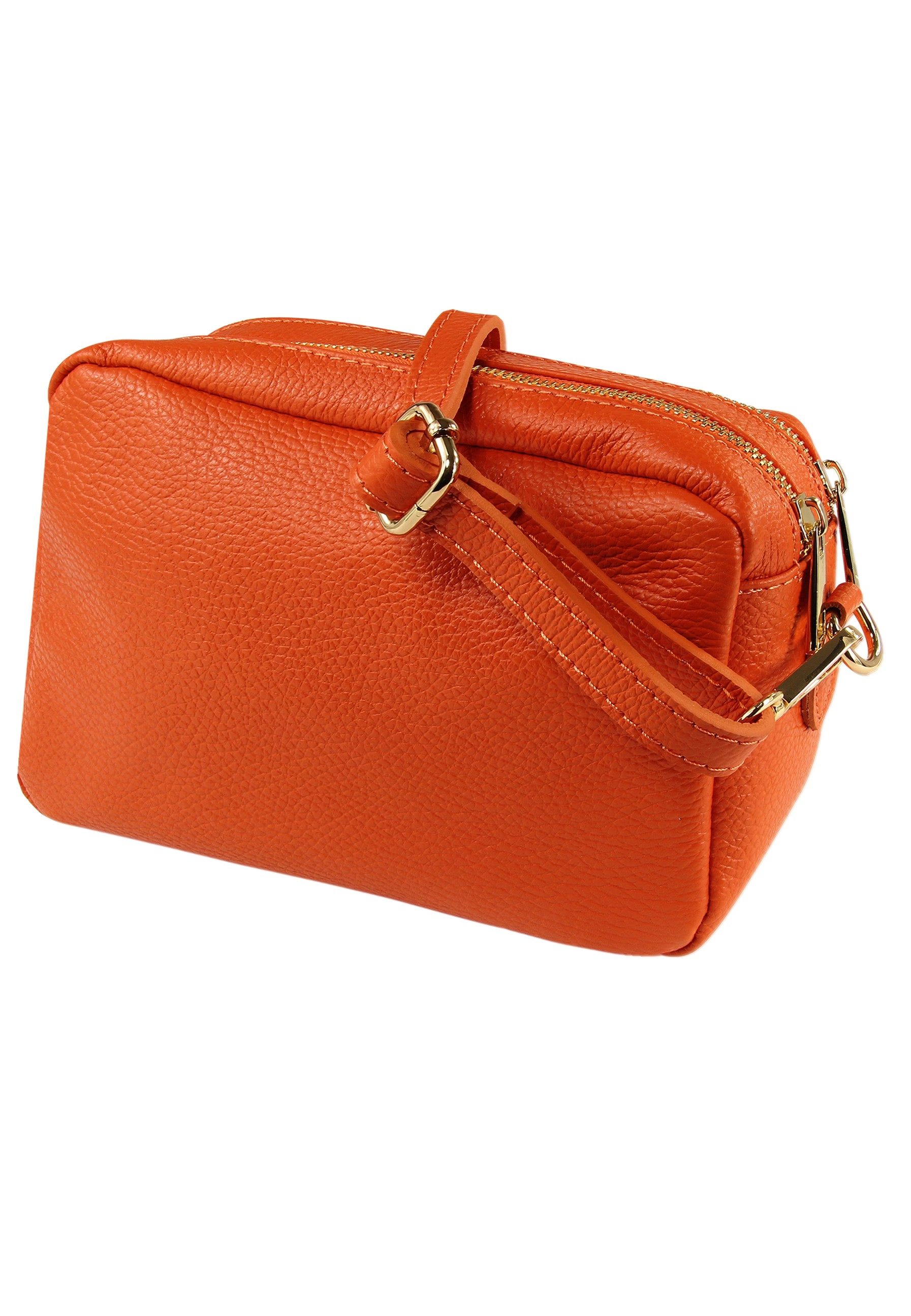 Umhängetasche Toscanto orangefarbene mittel 22x15x9cm