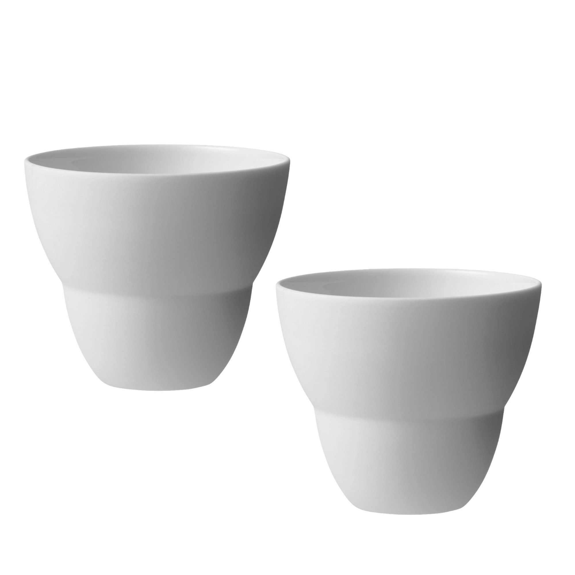 VIPP Tasse Vipp 202 Kaffeetassen White 2er Set, Porzellan