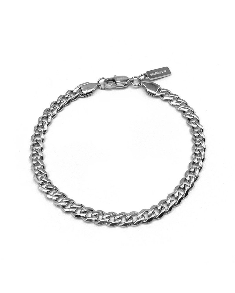UNSHINEBAR Armband Elegantes Cuban Armband Streetwear in Silber für Herren und Frauen