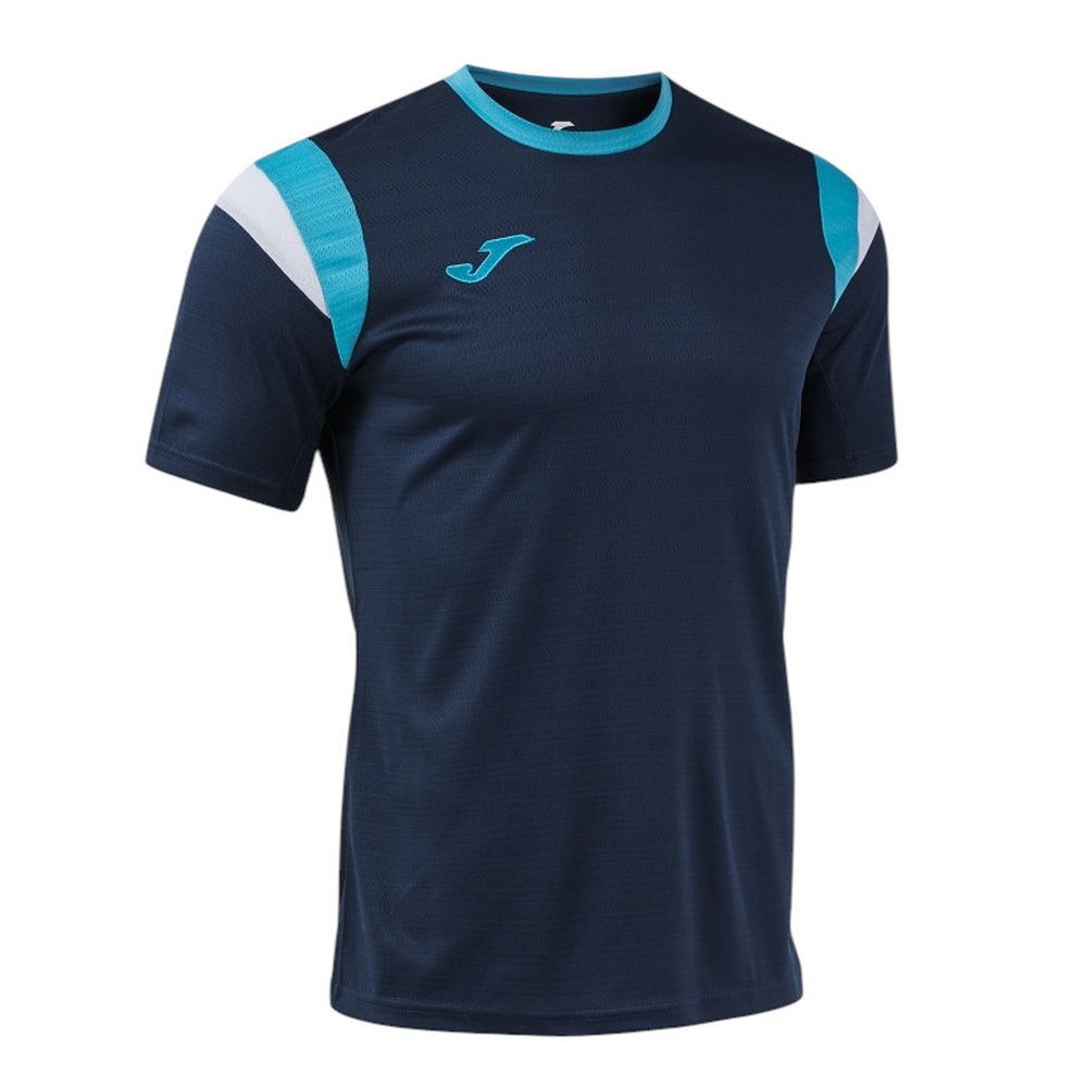 Joma T-Shirt Terra (leicht, atmungsaktiv) dunkelblau/türkisblau Herren