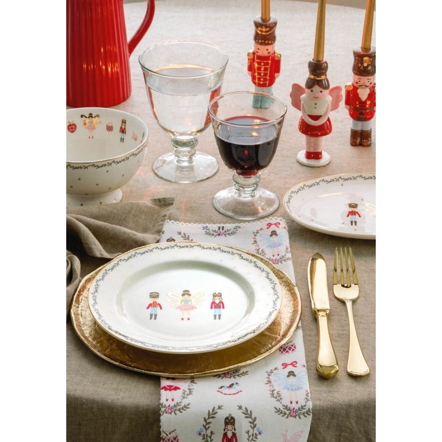 Greengate Servierplatte Teller Gold (Large)