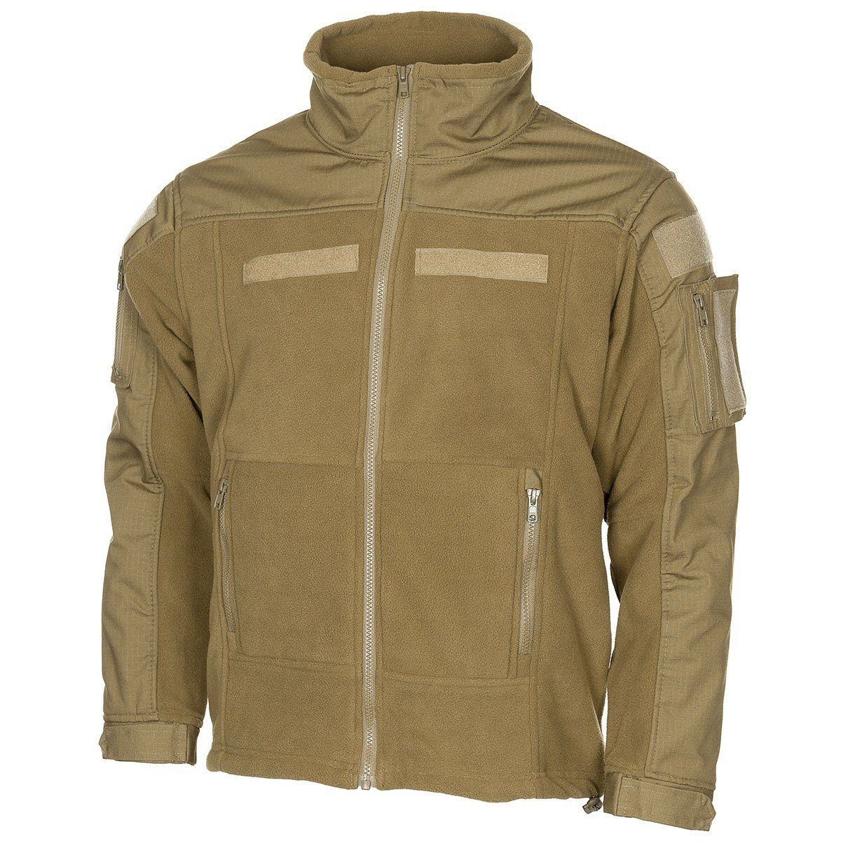 MFH Outdoorjacke Trekking Fleece-Jacke, "Combat", coyote tan