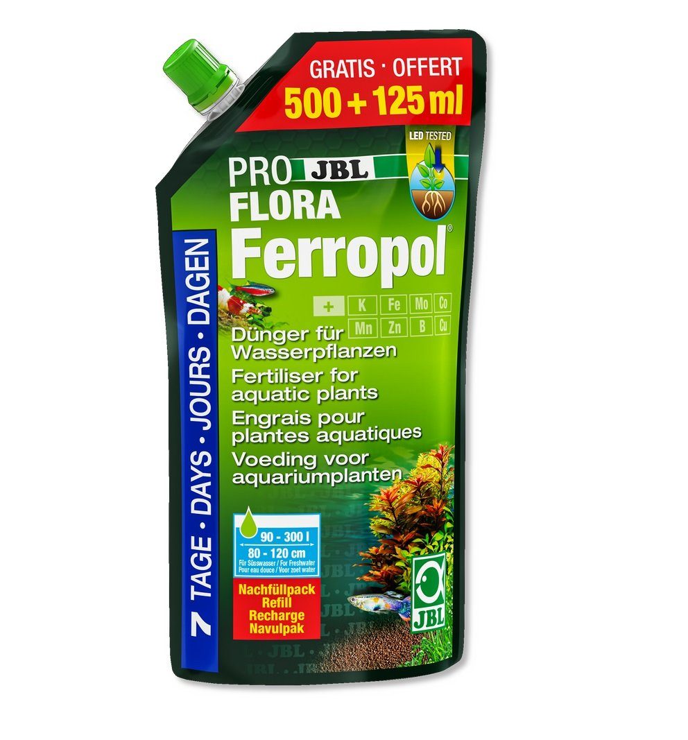Aquarien-Substrat JBL Proflora Ferropol 625 ml Pflanzendünger für Süßwasser-Aquarien