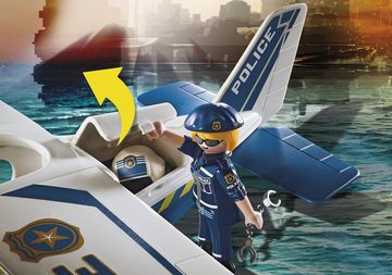 Playmobil® Konstruktions-Spielset Polizei-Wasserflugzeug: Schmuggler-Verfolgung (70779), City Action, (33 St), Made in Germany