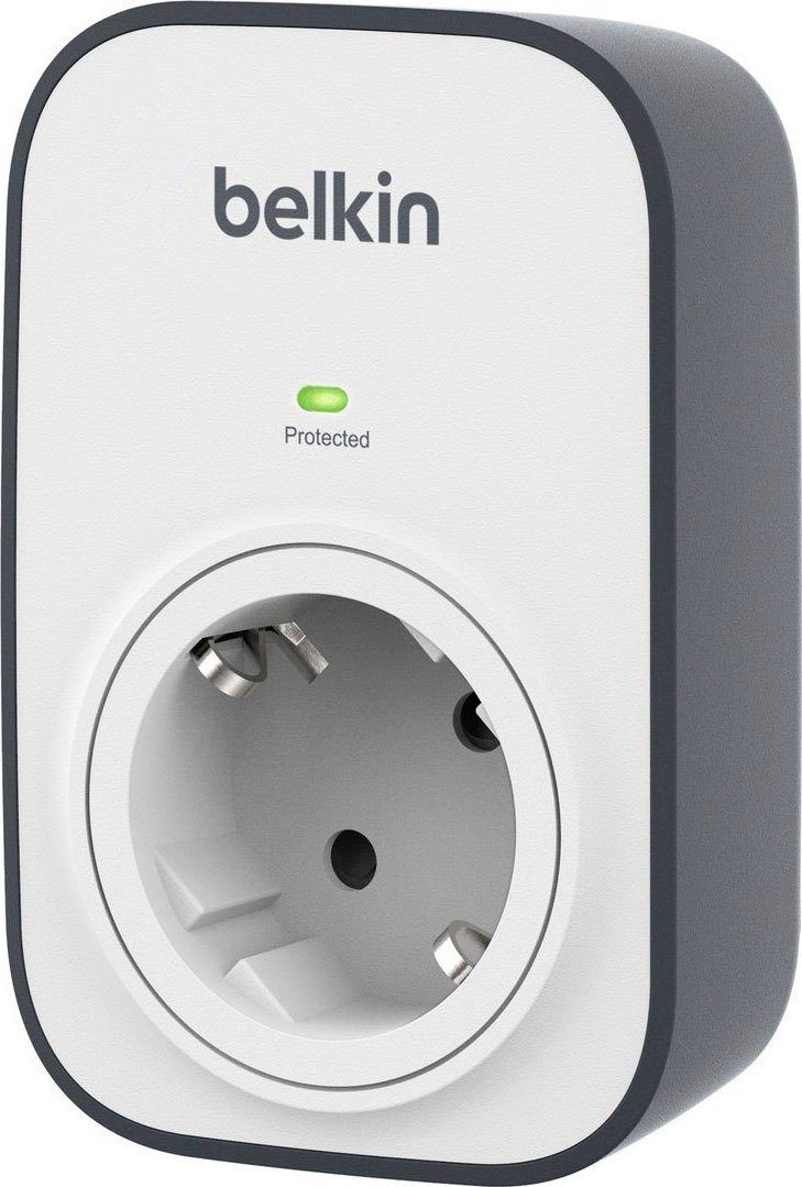 Belkin Surgemaster Überspannungsschutz, 1-Fach 1-fach (Überspannungsschutz) Steckdosenleiste