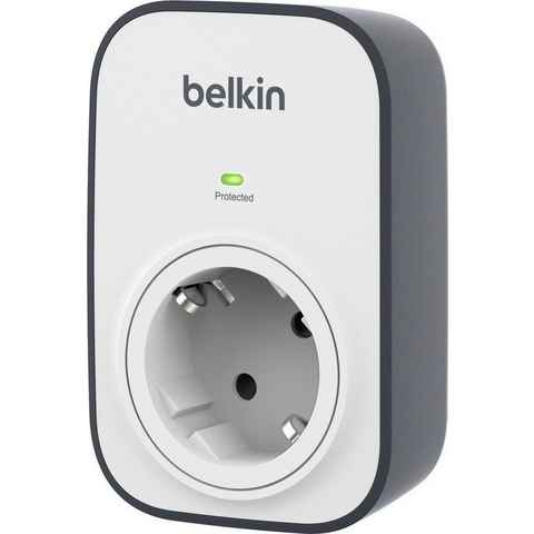 Belkin Surgemaster Überspannungsschutz, 1-Fach Steckdosenleiste 1-fach (Überspannungsschutz)