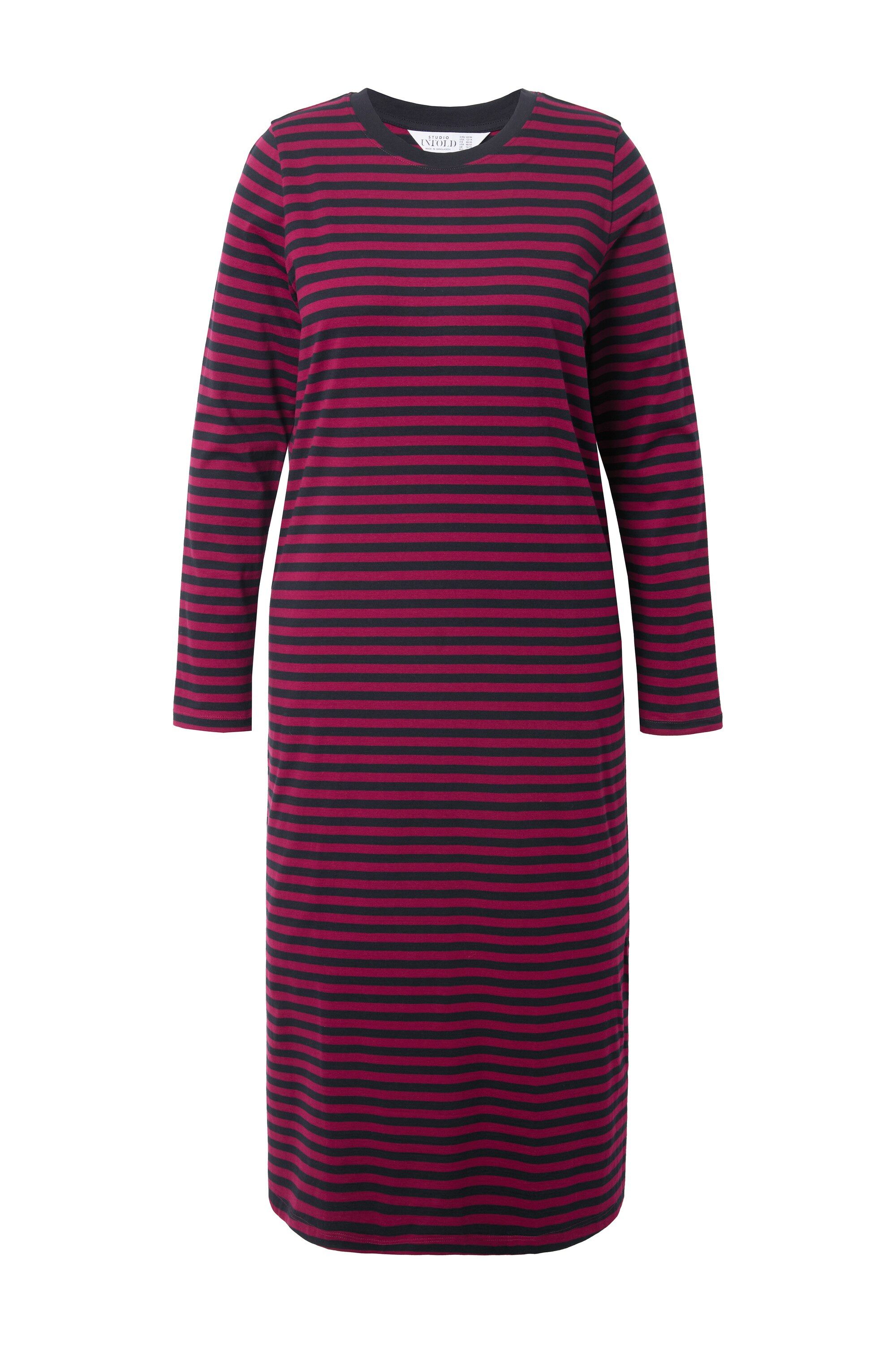 Studio Untold Jerseykleid Maxikleid Jersey mit Ringeln Langarm günstig online kaufen