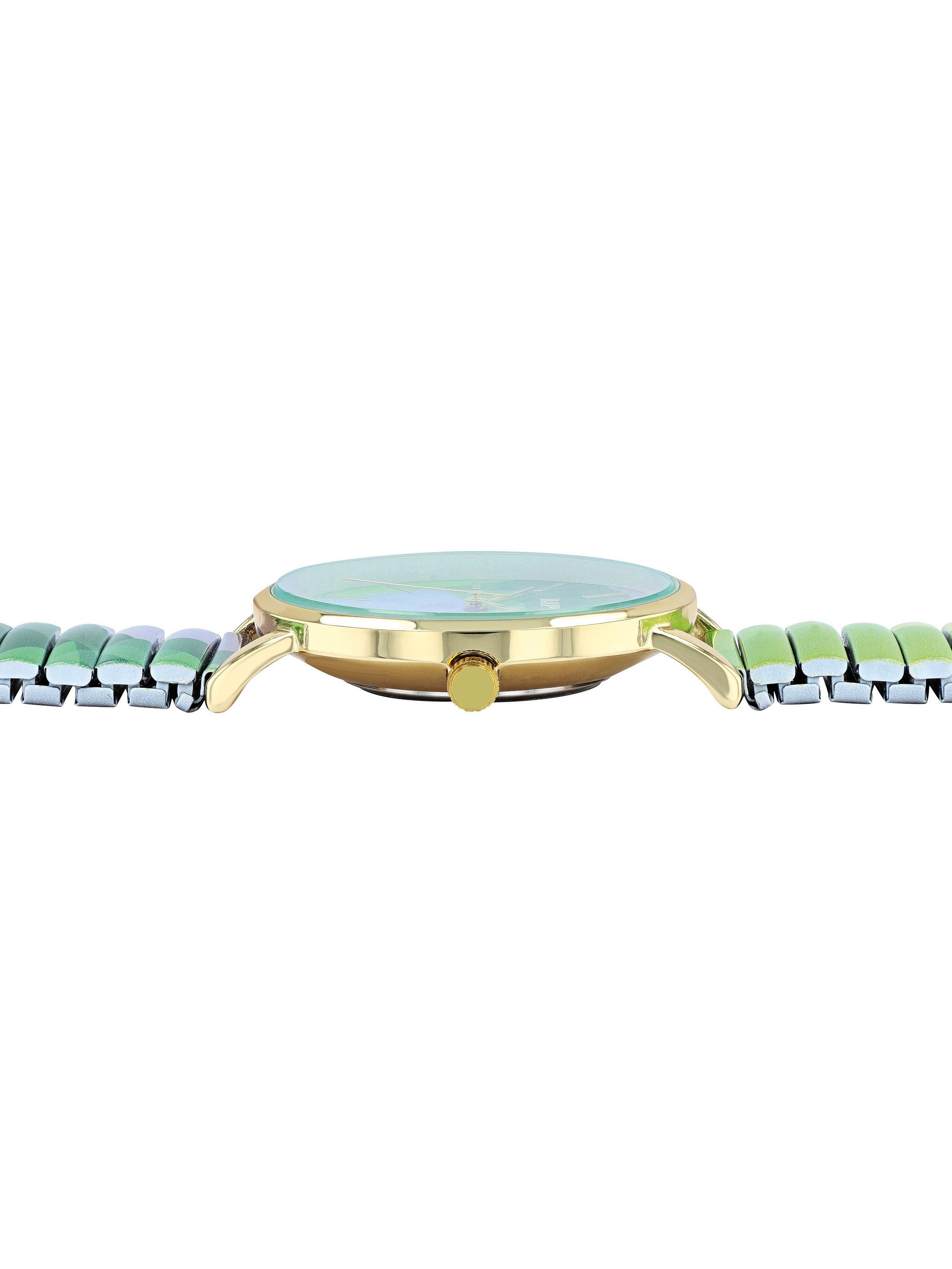 Raptor Quarzuhr Colorful Edition mit Edelstahlzugarmband, 3 ATM, Mineralgla günstig online kaufen