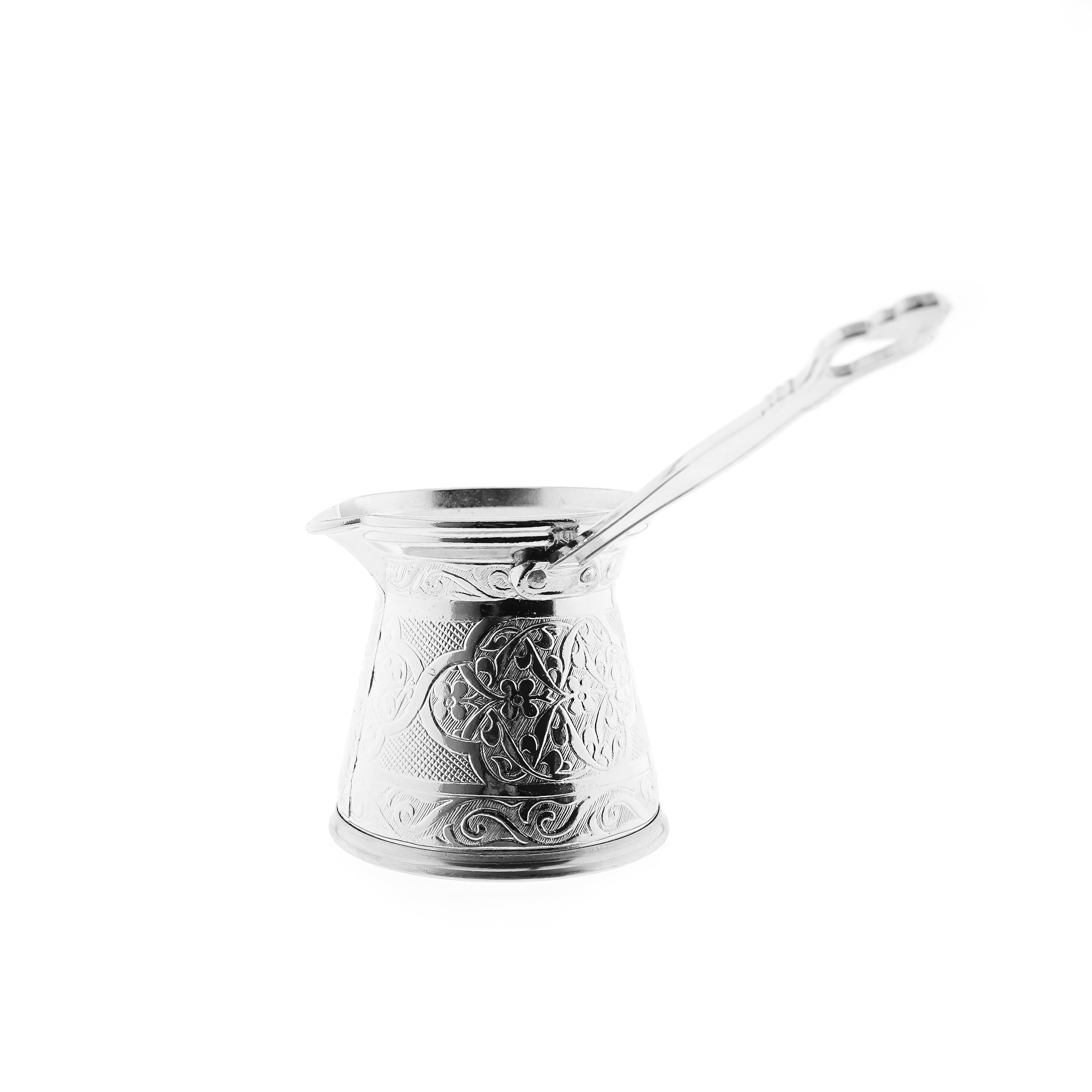 Almina Kaffeekanne Traditionelle Kaffeekanne Türkischer Kaffee für aromatischen Genuss, 0.18 l