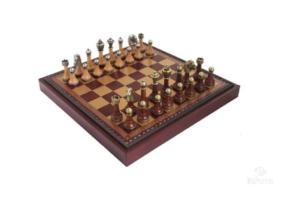 Italfama Spiel, Luxus Schach Set 15B + 8721RLP