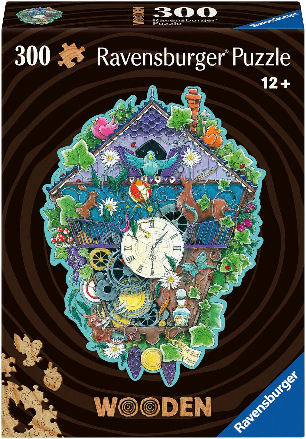 Ravensburger Puzzle Kuckucksuhr, 300 Puzzleteile, Made in Europe, FSC® - schützt Wald - weltweit