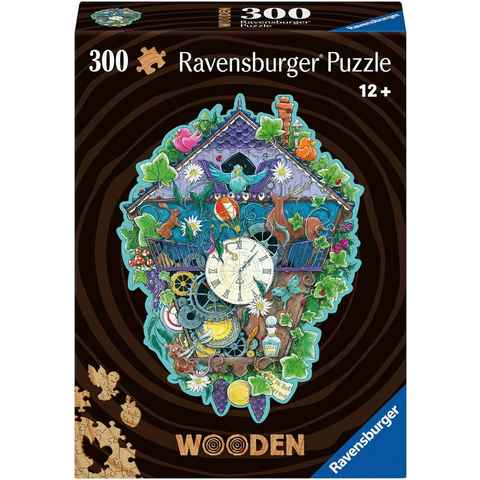 Ravensburger Puzzle Kuckucksuhr, 300 Puzzleteile, Made in Europe, FSC® - schützt Wald - weltweit