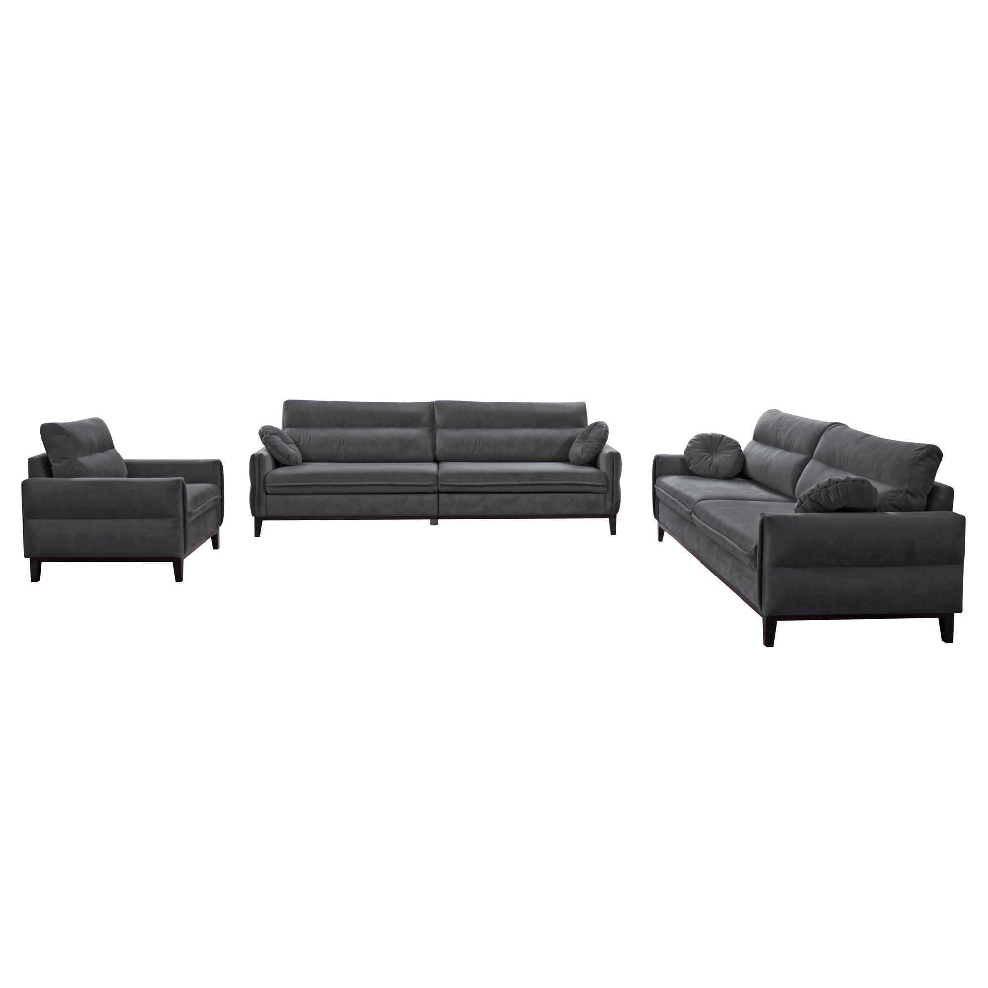 Beautysofa Polstergarnitur Belweder, (Couchgarnitur 321 Möbelset), Sofa 3-S günstig online kaufen