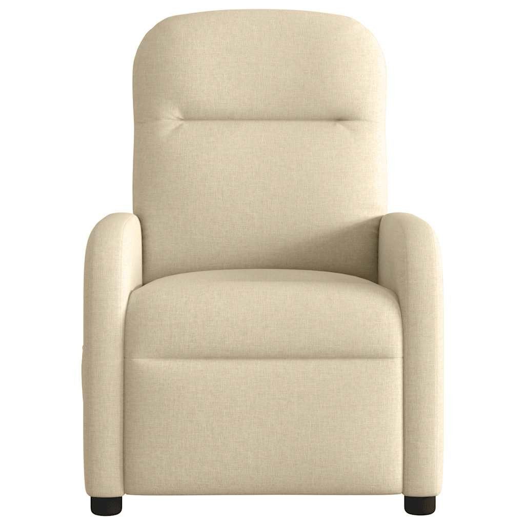 vidaXL Sessel Relaxsessel Creme Stoff (1-St) günstig online kaufen