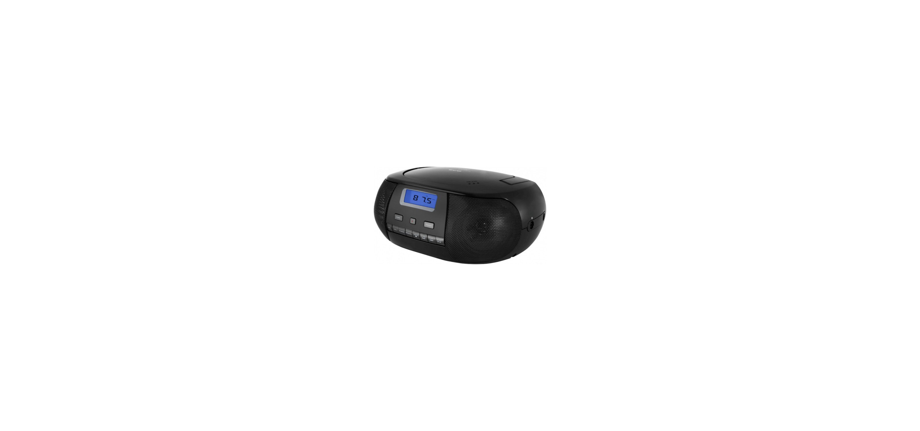 ECG ECG CDR 500 Black CD-Radio CD-Radiorecorder (PLL FM Tuner, 14 W)