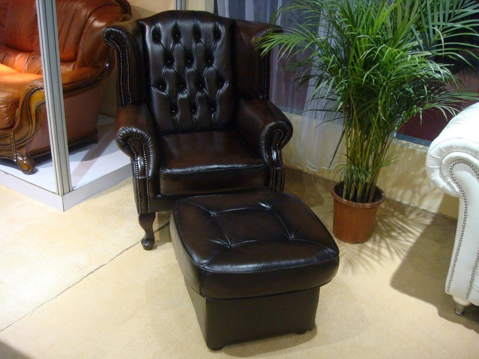 Salottini Polstergarnitur SOFORT LIEFERBAR Chesterfield Кресла Birmingham Кресла Leder, (2-tlg), Federkern