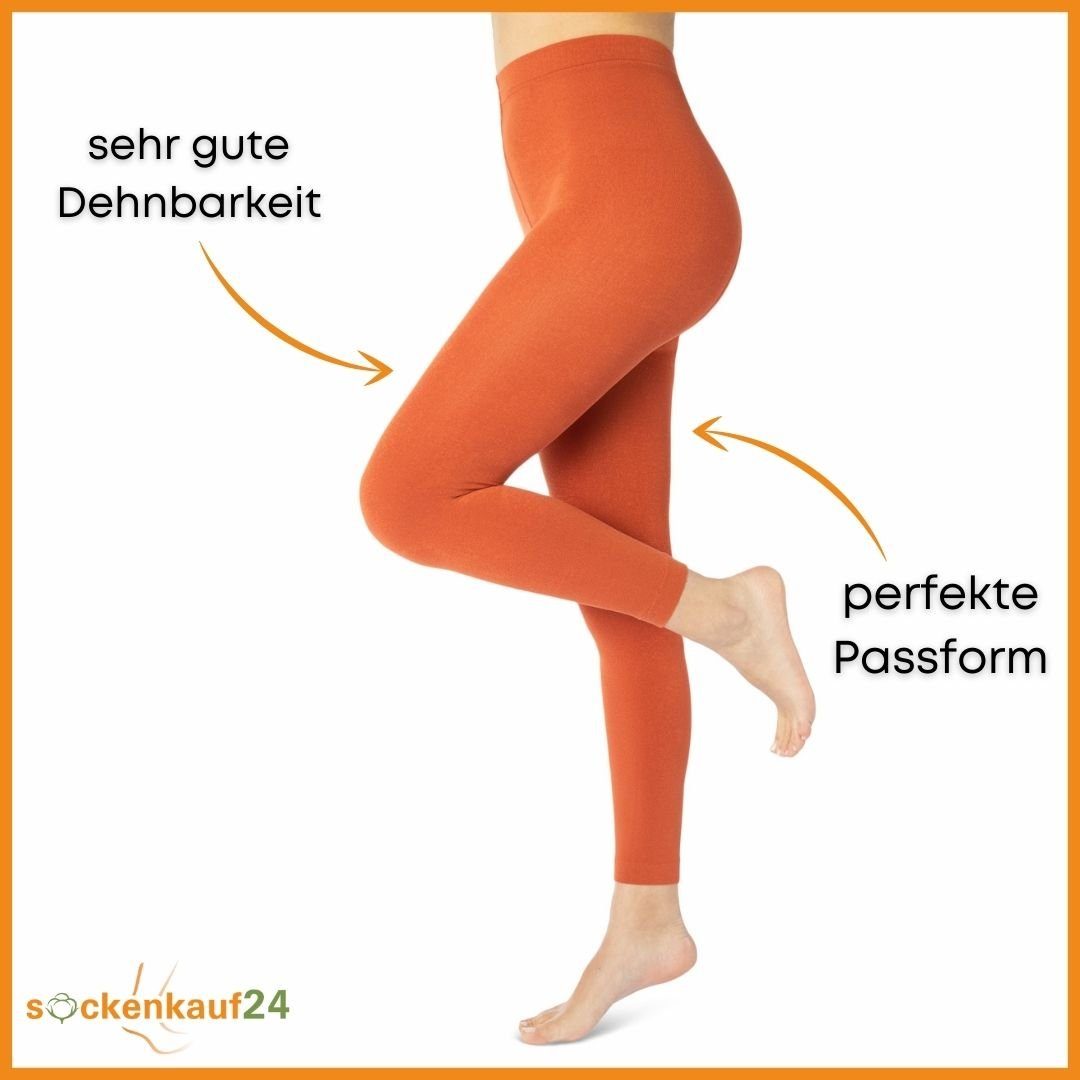 sockenkauf24 Thermoleggings Damen THERMO Leggings mit Innenfleece in vielen günstig online kaufen